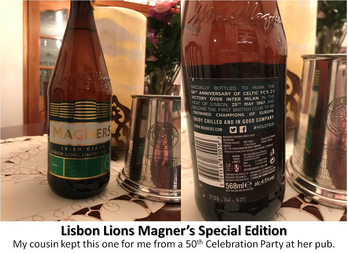Magners Lisbon Lions Celebration bottle