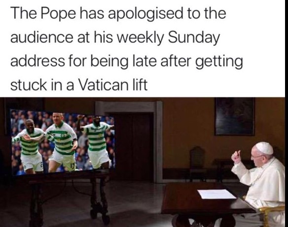 Real reason Pope was late for Prayer