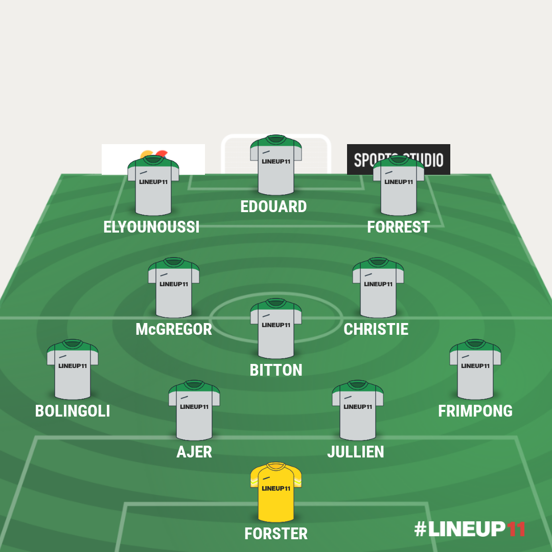 I'd like to see this 11 today, assuming Ntcham and Brown don't make it.